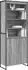 vidaXL Hochschrank 2er-Set Grau Sonoma Holzwerkstoff 79x36x200cm (3403043)