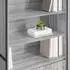 vidaXL Hochschrank 2er-Set Grau Sonoma Holzwerkstoff 79x36x200cm (3403043)