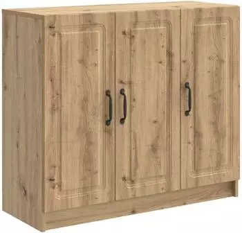vidaXL Sideboard Artisan-Eiche 89x34,5x77cm Holzwerkstoff (895804)