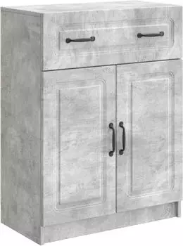 vidaXL Sideboard Holzwerkstoff betongrau 66x34,5x87cm (895788)