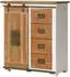 Massivmoebel24 RAILWAY Kommode Massivholz Mango, weiß lackiert, 90x45x100cm (#503)
