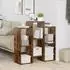 vidaXL Sideboard geräucherte Eiche 90x30x90cm (Holzwerkstoff)