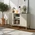 en.casa Nand Sideboard mit 2 Türen 120x40x76cm sandfarben
