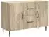 vidaXL Sideboard Sonoma-Eiche 89x34,5x60cm Holzwerkstoff (894887)