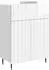 vidaXL Sideboard Hochglanz weiß 66x34,5x92cm Holzwerkstoff (894409)
