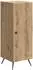 vidaXL Sideboard Holzwerkstoff Artisan-Eiche 33x34,5x90cm