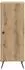 vidaXL Sideboard Holzwerkstoff Artisan-Eiche 33x34,5x90cm