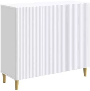 vidaXL Sideboard weiß 89x34,5x80cm Holzwerkstoff (894645)