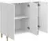 vidaXL Sideboard weiß 89x34,5x80cm Holzwerkstoff (894645)