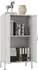 VCM Flokas M Sideboard Stahl, Drehtüren, weiß (71214941-0)