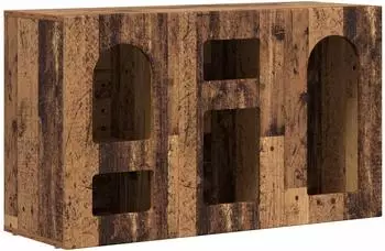 vidaXL Sideboard ELST Altholz-Optik 100x35x59cm (ELST)