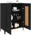 vidaXL Sideboard Holzwerkstoff schwarz Eichen-Optik 69,5x34x90cm (886239)