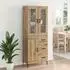 vidaXL Highboard mit Schubladen 2-tlg. Artisan-Eiche Holzwerkstoff (3415990)
