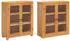 vidaXL Highboard-Set mit Tür, braun, Holzwerkstoff (3328625)