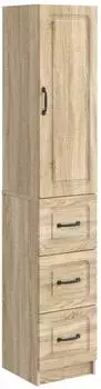 vidaXL Schrankset 2-tlg. Sonoma-Eiche 33x34,5x87cm (3416972)