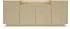Masseno PORTA Sideboard mit 4 Türen und Schubladen, beige, 203x83x39,5cm