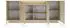 Masseno PORTA Sideboard mit 4 Türen und Schubladen, beige, 203x83x39,5cm