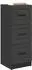vidaXL Schubladenschrank schwarz 33x34,5x87cm Holzwerkstoff (895766)