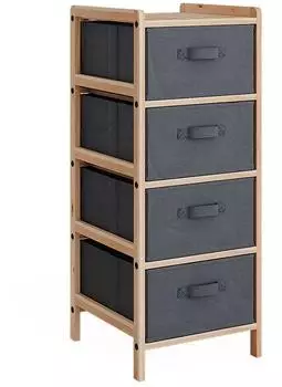 VICCO Bruno Badkommode grau 34,5x86cm (49380)