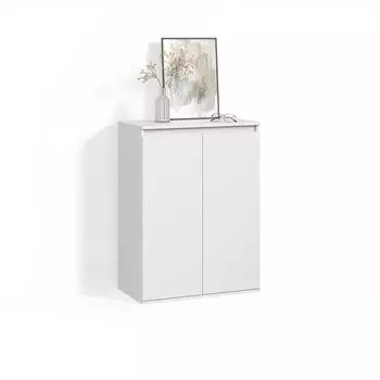 Livinity Garda Kommode wei&szlig;, 2 T&uuml;ren, 74x99,6x40cm (800001620284)