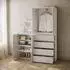 Livinity Garda Kommode weiß, 2 Türen, 74x99,6x40cm (800001620284)