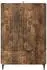 vidaXL Sideboard Holzwerkstoff räuchereiche 66x34,5x97cm (894440)