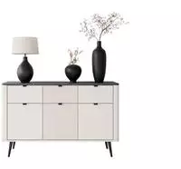 Lookway Kommode Autumn 3D3S Kaschmir/Grauer Stein