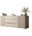 Lookway Mirage Gold Kommode 2 Türen, 3 Schubladen, beige, 180x73x40cm (800001807862)