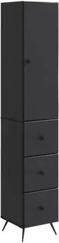 vidaXL Schranksystem 2-tlg. 34,5x34,5x90cm Holzwerkstoff schwarz (3416890)