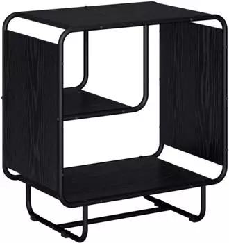 vidaXL Sideboard Schwarz Eichen-Optik 60x37,5x64,5cm