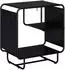 vidaXL Sideboard Schwarz Eichen-Optik 60x37,5x64,5cm