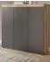 Inn.Furn Assino Hochkommode grau/Eiche 10 Fächer 105x111x37cm (GE70182-07)