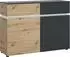 Home Affaire Luci Sideboard 120cm, eichefarben Artisan/Kosmos Anthrazit (86259727-0)