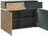 Home Affaire Luci Sideboard 120cm, eichefarben Artisan/Kosmos Anthrazit (86259727-0)