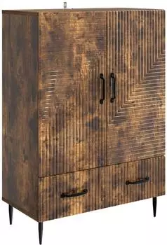 vidaXL Sideboard ger&auml;ucherte Eiche 66x34,5x95cm Holzwerkstoff (894900)