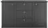 Furn.Design Filmore Sideboard schwarz matt, Eiche, 158x92cm (800001443419)