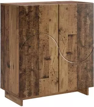 vidaXL Sideboard Altholz-Optik 67x34,5x75cm (Holzwerkstoff)