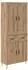 vidaXL Highboard Artisan-Eiche 69,5x34x180cm Holzwerkstoff (3415946)