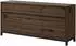 Massivmoebel24 Sideboard VILLANDERS Kernbuche, tabacco braun geölt, 175x45x85cm (81-312-200-2008)