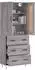 vidaXL Highboard Grau Sonoma 69,5x34x180 cm Holzwerkstoff (3199783)