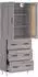 vidaXL Highboard Grau Sonoma 69,5x34x180 cm Holzwerkstoff (3199783)