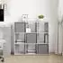 vidaXL Sideboard betongrau 3 Schubladen Holzwerkstoff 88,5x29x84,5cm