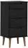 vidaXL Kommode Molde schwarz, massives Kiefernholz, 40x35x82cm (42020935)