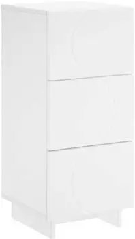 vidaXL Sideboard wei&szlig;, Holzwerkstoff, 33,5x34,5x75cm