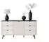 Lookway Autumn 1D6S Kommode 6 Schubladen, Kaschmir/Grauer Stein, 160x82x40cm (1D6S)