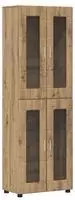 vidaXL Highboard FLORIN 60 x 35 x 182 cm Artisan-Eiche Holzwerkstoff