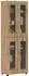 vidaXL Highboard FLORIN 60x35x182cm, Artisan-Eiche, Holzwerkstoff