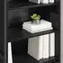 vidaXL Hoher Schrank Schwarz Eichen-Optik 60x36x200cm