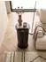 KADIMA DESIGN Sideboard Mango Massivholz, 4 Schubladen, 34x85x34cm, schwarz