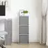 vidaXL Sideboard mit Schubladen, grau Sonoma, 30,5x27x84,5cm (8000561)